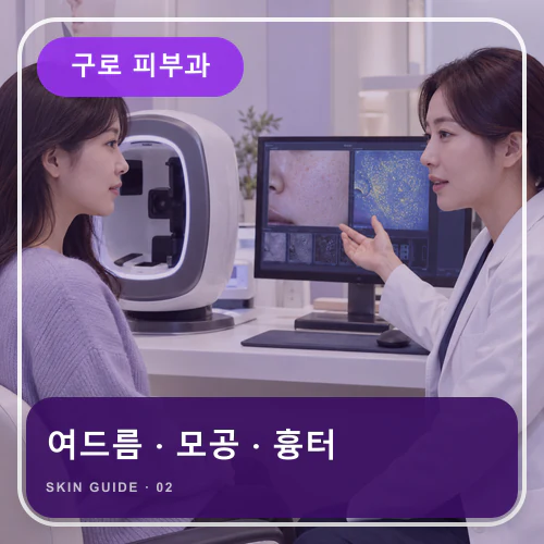구로피부과 | 여드름·흉터, 반복 자극을 끊는 치료 순서