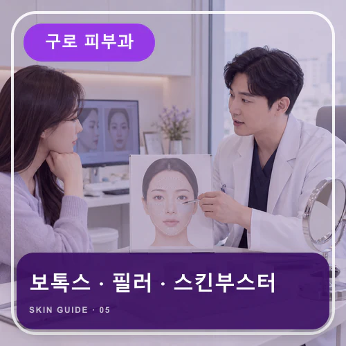 구로피부과 | 보톡스·필러, 움직이는 표정의 자연스러운 균형